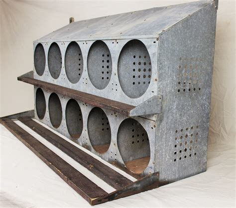 nesting boxes metal|metal nesting boxes for sale.